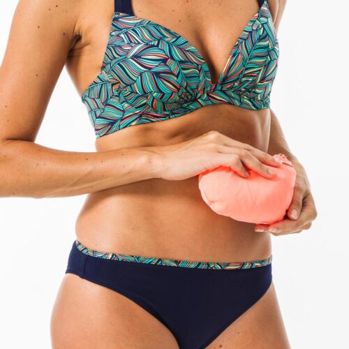 CAMISETA PROTECCIÓN SOLAR SURF UPF50+ MUJER OLAIAN CORAL FLUORESCENTE - Imagen 6