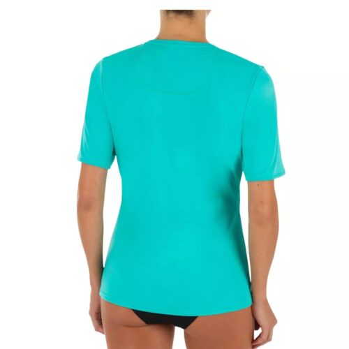 CAMISETA PROTECCIÓN SOLAR SURF UPF50+ MUJER OLAIAN VERDE - Imagen 4