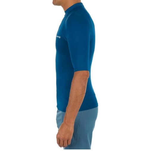 CAMISETA PROTECCIÓN SOLAR UPF50+ SURF HOMBRE TOP100 OLAIAN MANGA CORTA AZUL DE PRUSIA - Imagen 3