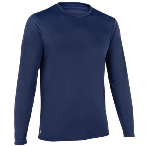 CAMISETA PROTECCIÓN SOLAR UPF50+ SURF HOMBRE ML OLAIAN AZUL NOCHE