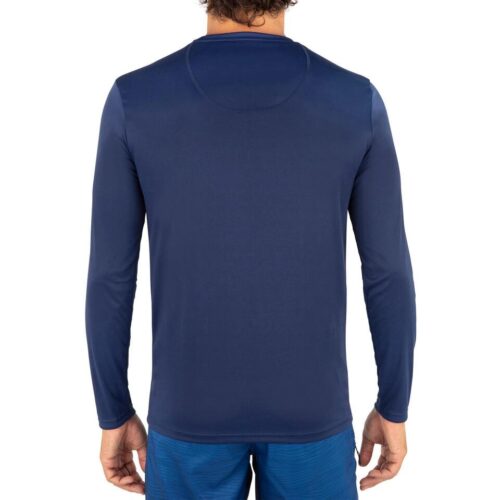 CAMISETA PROTECCIÓN SOLAR UPF50+ SURF HOMBRE ML OLAIAN AZUL NOCHE - Imagen 3