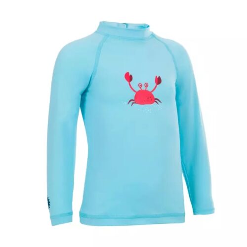 CAMISETA ANTI-UV UFP50+ BEBÉ MANGA LARGA NABAIJÍ AZUL NUBE