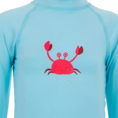 CAMISETA ANTI-UV UFP50+ BEBÉ MANGA LARGA NABAIJÍ AZUL NUBE - Imagen 8