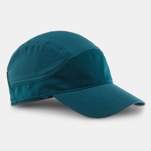 GORRA ANTI UV DE SENDERISMO NIÑOS QUECHUA MH500 UPF 50+ AZUL PETRÓLEO ÚNICA - Imagen 8