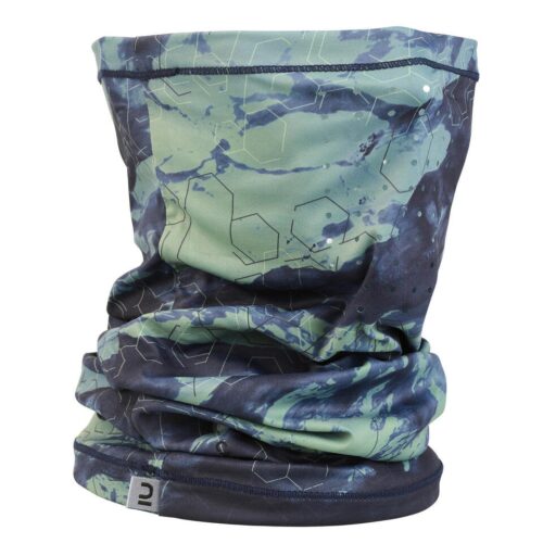 CUBRECUELLO PESCA 500 ANTI-UV UPF 50+ CAPERLAN AZUL VERDE ADULTO