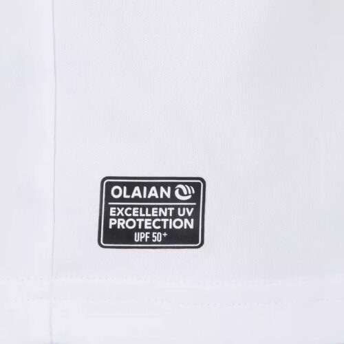 CAMISETA PROTECCIÓN SOLAR UPF50+ SURF HOMBRE M/C OLAIAN BLANCO - Imagen 5