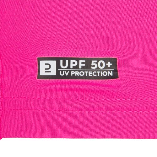 CAMISETA PROTECCIÓN SOLAR SURF UFP50+ NIÑOS OLAIAN ESTAMPADO ML PÚRPURA - Imagen 7