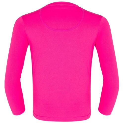 CAMISETA PROTECCIÓN SOLAR SURF UFP50+ NIÑOS OLAIAN ESTAMPADO ML PÚRPURA - Imagen 4