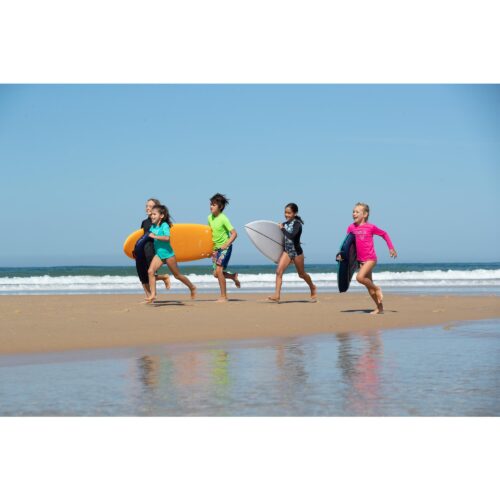 CAMISETA PROTECCIÓN SOLAR SURF UFP50+ NIÑOS OLAIAN ESTAMPADO ML PÚRPURA - Imagen 9