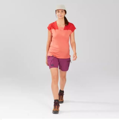 GORRA SENDERISMO Y TREKKING FORCLAZ 900 PROTECCIÓN SOLAR UPF 40+ BEIGE ADULTO - Imagen 7