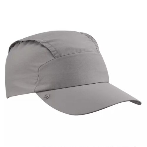 GORRA SENDERISMO Y TREKKING FORCLAZ 900 PROTECCIÓN SOLAR UPF 40+ GRIS ADULTO - Imagen 6