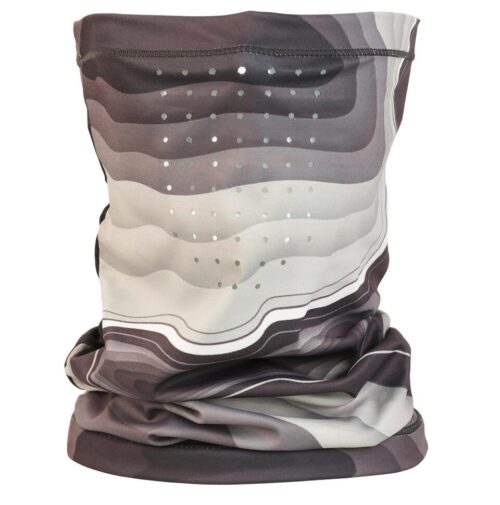 CUBRECUELLO PESCA 500 ANTI-UV UPF 50+ CAPERLAN GRIS NEGRO ADULTO - Imagen 3