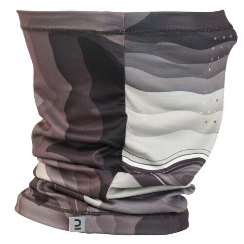 CUBRECUELLO PESCA 500 ANTI-UV UPF 50+ CAPERLAN GRIS NEGRO ADULTO - Imagen 2
