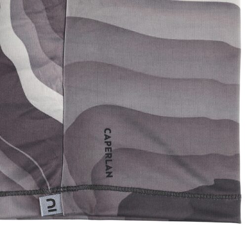CUBRECUELLO PESCA 500 ANTI-UV UPF 50+ CAPERLAN GRIS NEGRO ADULTO - Imagen 5