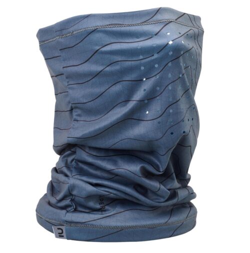 CUBRECUELLO PESCA 500 ANTI-UV UPF 50+ CAPERLAN GRIS AZUL ADULTO