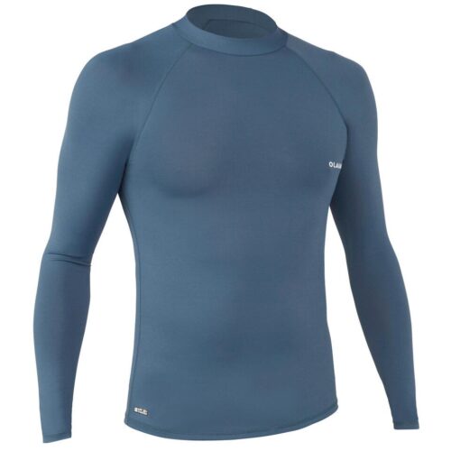 CAMISETA ANTI-UV SURF UFP50+ OLAIAN TOP 100 MANGA LARGA HOMBRE GRIS TORMENTA