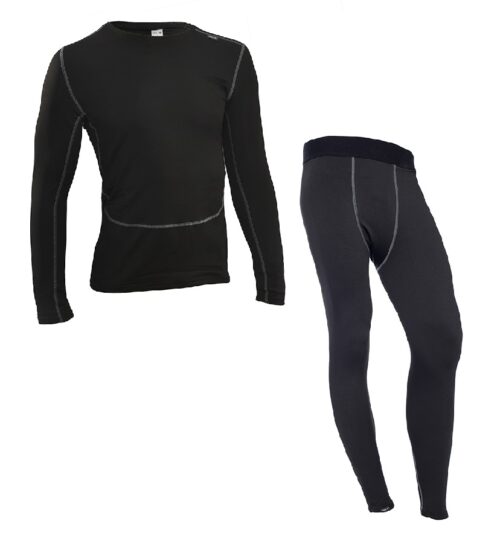SET TÉRMICO PRIMERA CAPA WARM W500 SUMAQ HOMBRE NEGRO - Imagen 11