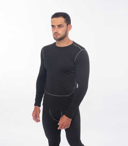 SET TÉRMICO PRIMERA CAPA WARM W500 SUMAQ HOMBRE NEGRO - Imagen 3