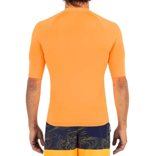 CAMISETA PROTECCIÓN SOLAR UPF50+ SURF HOMBRE TOP100 OLAIAN MANGA CORTA MANDARINA - Imagen 2