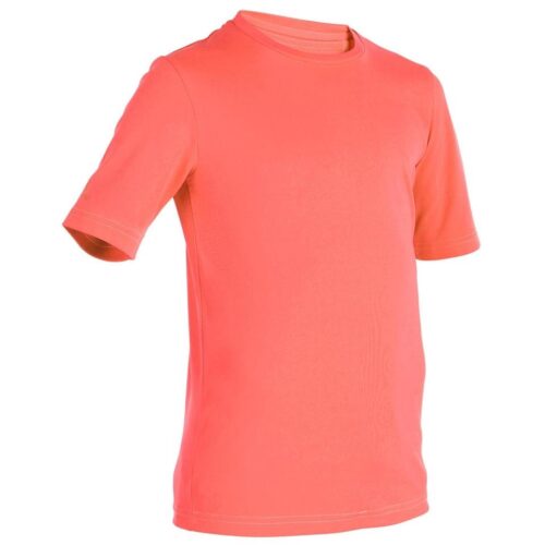 CAMISETA PROTECCIÓN SOLAR UFP50+ NIÑOS OLAIAN ROSA FLUORESCENTE