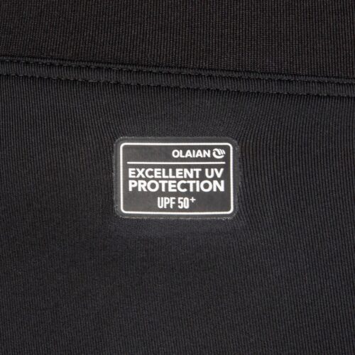 LEGGINGS PROTECCIÓN SOLAR UFP50+ SURF HOMBRE OLAIAN 100 NEGRO - Imagen 6