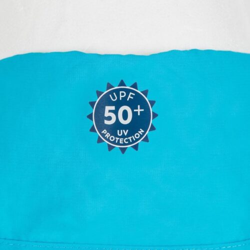 GORRA ANTI UV BEBÉ NABAIJÍ UPF 50+ AZUL TURQUESA - Imagen 4
