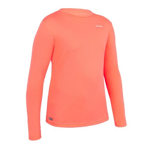 CAMISETA PROTECCIÓN SOLAR UFP50+ MANGA LARGA NIÑOS OLAIAN CORAL