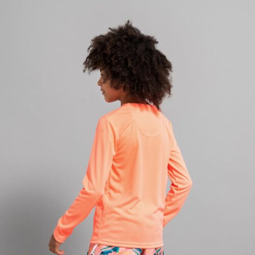 CAMISETA PROTECCIÓN SOLAR UFP50+ MANGA LARGA NIÑOS OLAIAN CORAL - Imagen 3