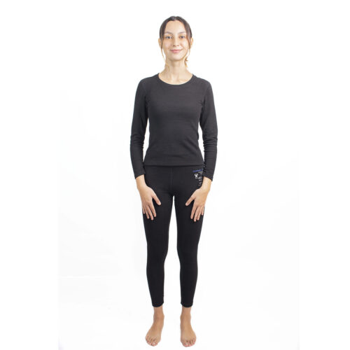 SET TÉRMICO PRIMERA CAPA NIEVE WARM W590 SUMAQ MUJER NEGRO