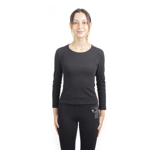 SET TÉRMICO PRIMERA CAPA NIEVE WARM W590 SUMAQ MUJER NEGRO - Imagen 3