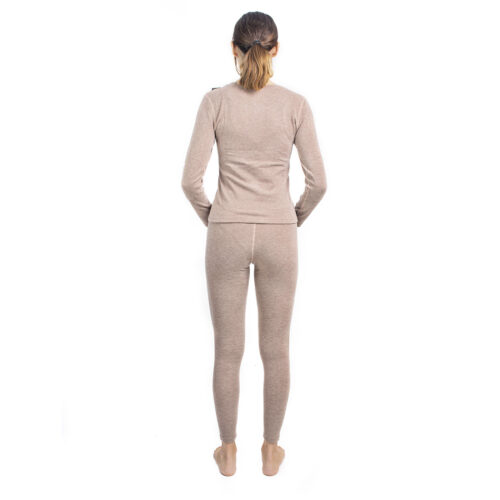 SET TÉRMICO PRIMERA CAPA NIEVE WARM W590 SUMAQ MUJER CAMELLO - Imagen 2