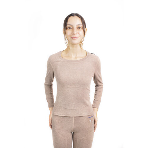 SET TÉRMICO PRIMERA CAPA NIEVE WARM W590 SUMAQ MUJER CAMELLO - Imagen 3