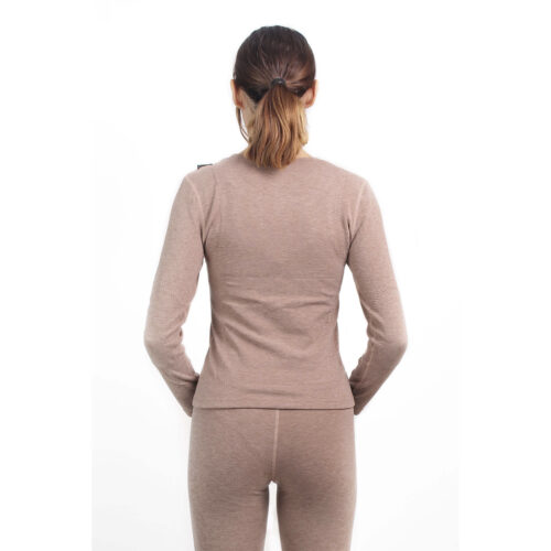 SET TÉRMICO PRIMERA CAPA NIEVE WARM W590 SUMAQ MUJER CAMELLO - Imagen 4