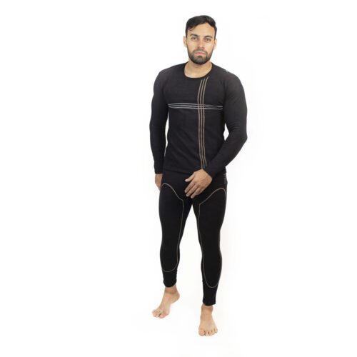 SET TÉRMICO PRIMERA CAPA NIEVE WARM W590 SUMAQ HOMBRE NEGRO