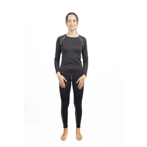 SET TÉRMICO PRIMERA CAPA WARM W500 SUMAQ MUJER NEGRO