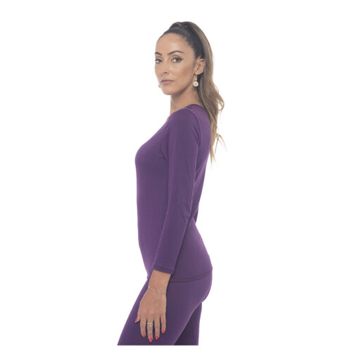 SET TÉRMICO PRIMERA CAPA WARM W100 SUMAQ MUJER VIOLETA - Imagen 6