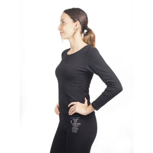 SET TÉRMICO PRIMERA CAPA NIEVE WARM W590 SUMAQ MUJER NEGRO - Imagen 4