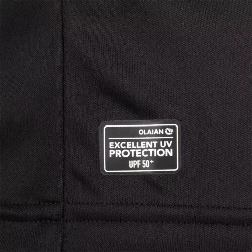 CAMISETA PROTECCIÓN SOLAR UPF50+ SURF HOMBRE M/C OLAIAN NEGRO - Imagen 5