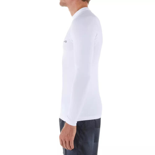 CAMISETA ANTI-UV SURF UFP50+ OLAIAN TOP 100 MANGA LARGA HOMBRE BLANCO - Imagen 3