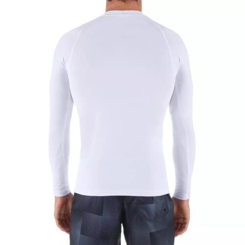 CAMISETA ANTI-UV SURF UFP50+ OLAIAN TOP 100 MANGA LARGA HOMBRE BLANCO - Imagen 2