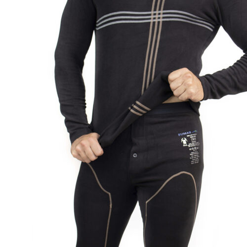 SET TÉRMICO PRIMERA CAPA NIEVE WARM W590 SUMAQ HOMBRE NEGRO - Imagen 5