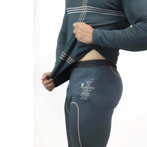 SET TÉRMICO PRIMERA CAPA NIEVE WARM W590 SUMAQ HOMBRE VERDE - Imagen 5