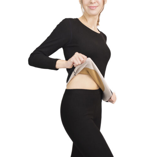 SET TÉRMICO PRIMERA CAPA NIEVE WARM W590 SUMAQ MUJER NEGRO - Imagen 5