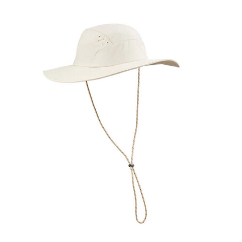 SOMBRERO DE TREKKING ANTI-UV UPF40+ FORCLAZ HOMBRE MT500 BEIGE