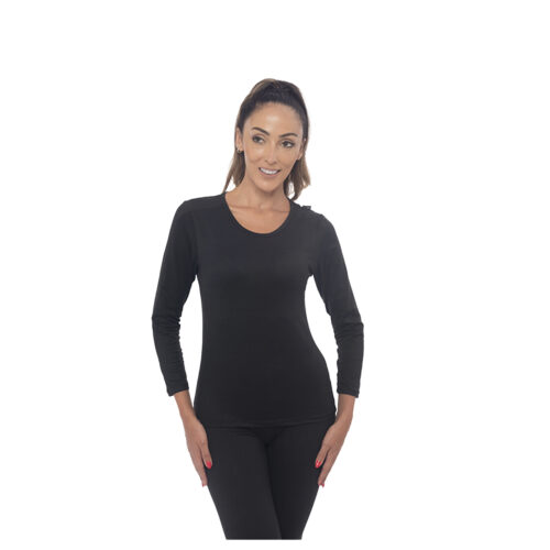 SET TÉRMICO PRIMERA CAPA WARM W100 SUMAQ MUJER NEGRO - Imagen 4