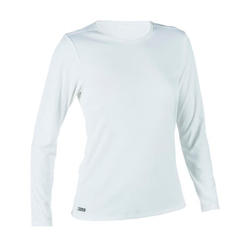 CAMISETA PROTECCIÓN SOLAR UPF50+ SURF MUJER MANGA LARGA OLAIAN BLANCO - Imagen 2