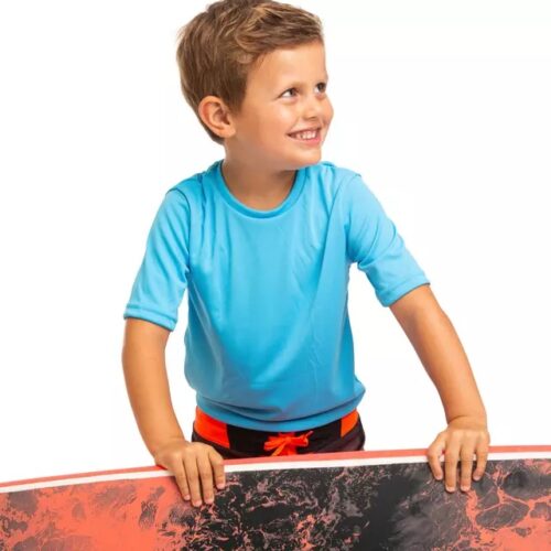 CAMISETA PROTECCIÓN SOLAR UFP50+ NIÑOS OLAIAN AZUL - Imagen 4